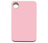 RedDingo Marque De Chats Rose Rectangle Gravure Personnalisable 13,7x22,2mm S