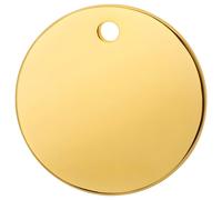 RedDingo Médaille Pour Chien Titan Cercle Or, Gravure Possible - S/M/L