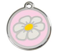 RedDingo Plaque D'Identification Daisy Rose , Personnalisable avec Gravure pour