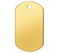 RedDingo Titan Plaque D'Identification Or, Gravure Rectangle Remorque