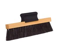 Redecker 460515 Brosse pour disques vinyles 15 cm Bois de hêtre 2 rangées de poils de chèvre