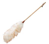 Redecker 469980 Plumeau en Peau d'agneau avec Manche en Bois Env. 65 cm