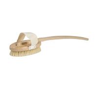 Redecker Brosse de bain, soie, douce, manche courbé