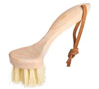 Redecker Brosse gaufrée avec manche en bois de hêtre huilé, poils durs en fibre de Tampico résistants à la chaleur, 16,5 cm, fabriquée en Allemagne