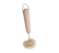 Redecker Brosse pour évier ronde avec manche en bois