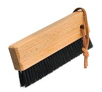 Redecker Brosse pour moustiquaire, poils de cochon rigides, manche en bois de hêtre huilé, boucle de suspension en cuir, fabriqué en Allemagne