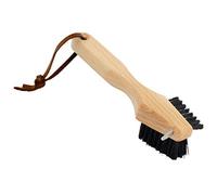 REDECKER Brosse pour semelle de chaussures - Poils de sanglier huilés - En bois de hêtre huilé et acier inoxydable - 3 façons de nettoyer - Fabriquée en Allemagne - Brosse à bottes en poils rigides