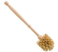 Redecker Brosse WC en fibre rigide Union Bois de hêtre 37,1 cm | Poils rigides en fibres végétales Union avec un corps en bois de hêtre non traité. 37 cm au total, une brosse