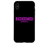 Redeemed Ephesians 1:7 Christian Woman Bible Verse Coque pour iPhone XS Max