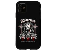 Rédempteur Jésus Croix Gothique Roses Sacred Heart John 14:6 Coque pour iPhone 11