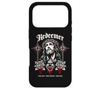 Rédempteur Jésus Croix Gothique Roses Sacred Heart John 14:6 Coque pour iPhone 17 Pro