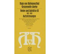 Reden und Aufsätze III: (1925-1929)