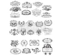 ReDesign Decor Papier de transfert pour meubles, murs, bois, etc. Film décoratif Différentes tailles et designs (étiquettes vintage classiques 60,96 x 76,20 cm)