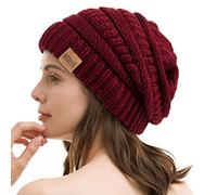 REDESS Bonnet Souple pour Hommes et Femmes Bonnet en Tricot torsadé Doux et épais pour l'hiver