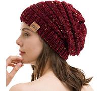 REDESS Bonnet Souple pour Hommes et Femmes Bonnet en Tricot torsadé Doux et épais pour l'hiver