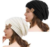 REDESS Bonnet Souple pour Hommes et Femmes Bonnet en Tricot torsadé Doux et épais pour l'hiver