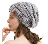 REDESS Bonnet Souple pour Hommes et Femmes Bonnet en Tricot torsadé Doux et épais pour l'hiver