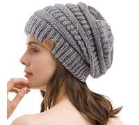 REDESS Bonnet Souple pour Hommes et Femmes Bonnet en Tricot torsadé Doux et épais pour l'hiver