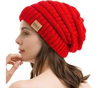 REDESS Bonnet Souple pour Hommes et Femmes Bonnet en Tricot torsadé Doux et épais pour l'hiver