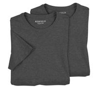 Redfield Doppelpack T-Shirts surdimensionnés Anthrazit Melange, XL Groesse S-14XL:6XL