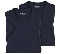 Redfield Twin Pack T-Shirt Bleu foncé surdimensionné, XL Groesse S-14XL:4XL