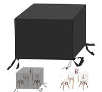 Redfire Housse de Meuble 90×90×90CM, Résistance au Déchirement Housse de Meuble Armoire avec Poignée Bâche de Protection de Table Jardin Tissu Oxford 420D pour Table,Noir