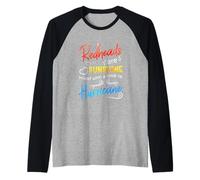 Redheads are Sunshine Mixed with A Little Hurricane - Funny Manche Raglan