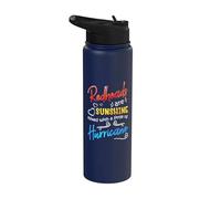 Redheads Are Sunshine Mixed With A Little Hurricane - Funny Stainless Steel Insulated Water Bottle