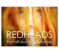 REDHEADS - Portrait aus dem Paradies (Wandkalender 2026 DIN A2 quer), CALVENDO Monatskalender: Stilvolle Portraits mit roten Haaren