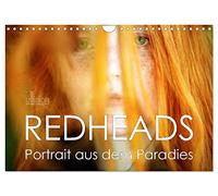 REDHEADS - Portrait aus dem Paradies (Wandkalender 2026 DIN A4 quer), CALVENDO Monatskalender: Stilvolle Portraits mit roten Haaren