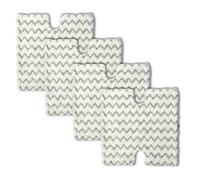 Rediboom Lot de 4 serpillères de rechange compatibles avec Shark Klik n Flip S6001UK S6003UK S6005UK S3973D S6002 S5003D S5001 S5002 S3973W