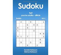 Redido Sudoku pour les adultes - difficile | 9x9 | Vol. 3