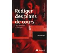Rédiger des plans de cours: De la théorie à la pratique
