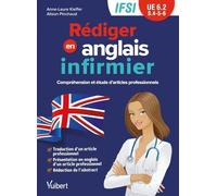 Rédiger En Anglais Infirmier - Semestres 4, 5 Et 6
