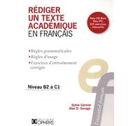 REDIGER UN TEXTE ACADEMIQUE EN FRANCAIS