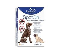 Redisan Spot on pour Chiens Contre tiques & puces