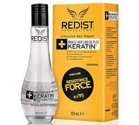 Huile capillaire Redist à la kératine pour le traitement anti-frisottis des cheveux secs, cassants & abîmés 100ml
