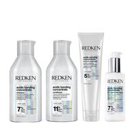 Redken Acidic Bonding Concentrate Shampoo 300ml, Conditioner 300ml, Leave-in Treatment 150ml and 24/7 Night & Day Serum Bundle