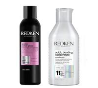 REDKEN - Routine Protectrice - Traitement Brillance ACG+ Après-Shampoing ABC - Hydrate & Sublime la Couleur - Vitamine E, Arginine & Acide Citrique - Cheveux Colorés - Acidic Color Gloss