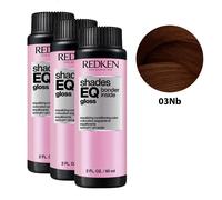 REDKEN SHADES EQ GLOSS Bonder Inside #03NB Equalizing Conditioning Color 3 x 60 ml