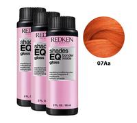 REDKEN SHADES EQ GLOSS Bonder Inside #07AA Equalizing Conditioning Color 3 x 60 ml