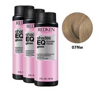 REDKEN SHADES EQ GLOSS Bonder Inside #07NW Equalizing Conditioning Color 3 x 60 ml