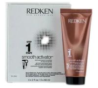 Redken Smooth Lock Step 1 Activateurgel Capillaire Semi-Permanent 3x 60ml