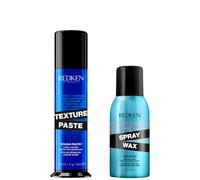 Redken Styling Texture Paste and Spray Wax Bundle