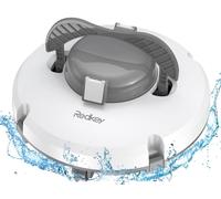 Redkey S100 Aspirateur de piscine sans fil pour piscine hors-sol, l'aspirateur de piscine automatique tient 130 minutes avec une forte puissance d'aspiration, 180μm pour piscine hors-sol/plate