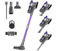 Redkey X18 Aspirateur Balai sans Fil, 33KPa 500W 65Min, Aspirateur sans Fil Puissant avec ecran LED, Intelligent Suction Adjustment, Aspirateur sans Fil 8-en-1 pour Sol Dur,Tapis,Les Poils d'animaux