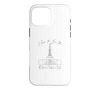 Redlands CA Temple, I Love to See My Temple, Calligraphie Coque pour iPhone 16 Pro Max