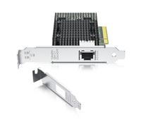 REDLUX Carte réseau PCI-e 10 Go avec puce et port RJ45 unique, compatible avec Intel X540-T1, PCIE 2.0 X8, compatible Windows/Windows Server/Linux/Vmware Esxi