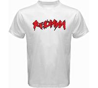 Redman Rap Hip Hop Music Logo Men's White T Shirt White Manches Courtes(Small)