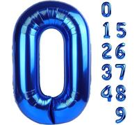 Redmarket® Ballons d'anniversaire, fabriqués dans l'UE, 100 cm, bleu